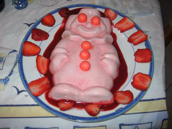 Bavarois fraises