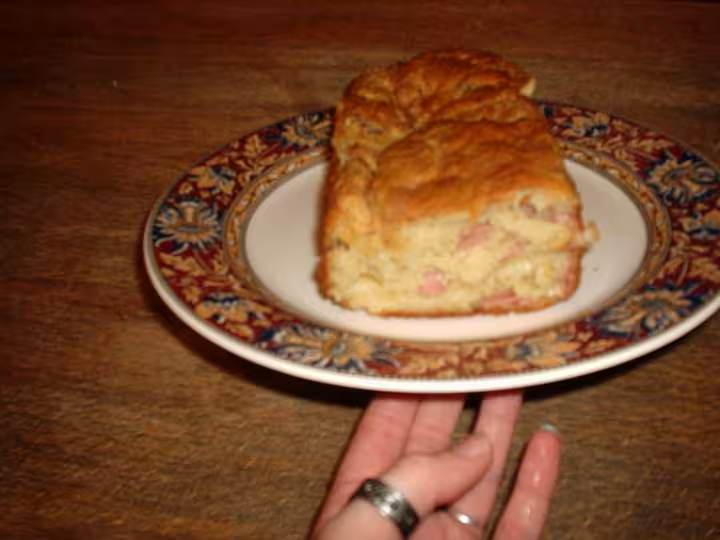 Cake raclette jambon