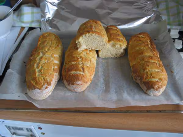 Baguettes viennoises 1 cuites