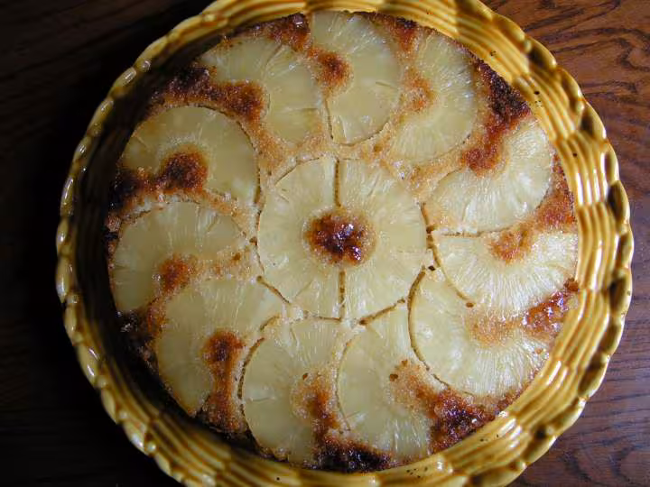 Gateau renverse a l ananas