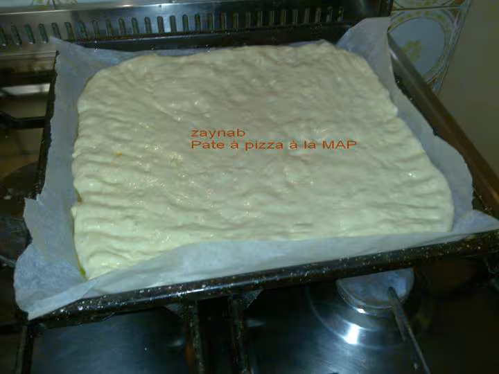 Pate a pizza a la map