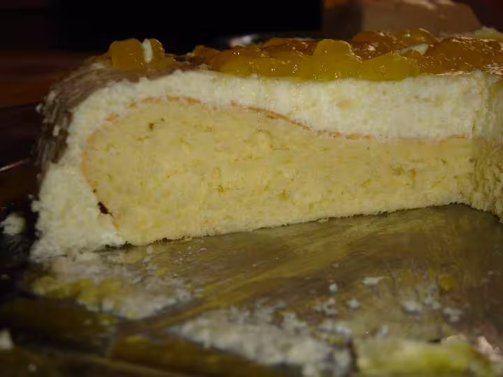 Part bavarois ananas noix de coco