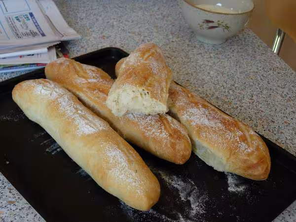 Baguettes sur poolish