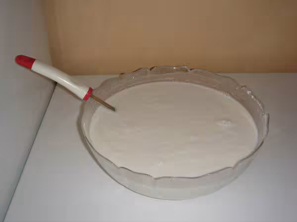 Flan sale pate fini