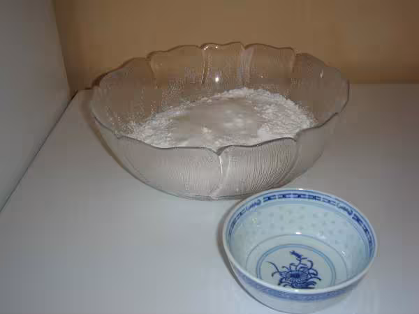Flan sale preparation de la pate