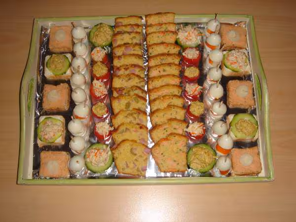 Plateau d aperitifs de noel 2005