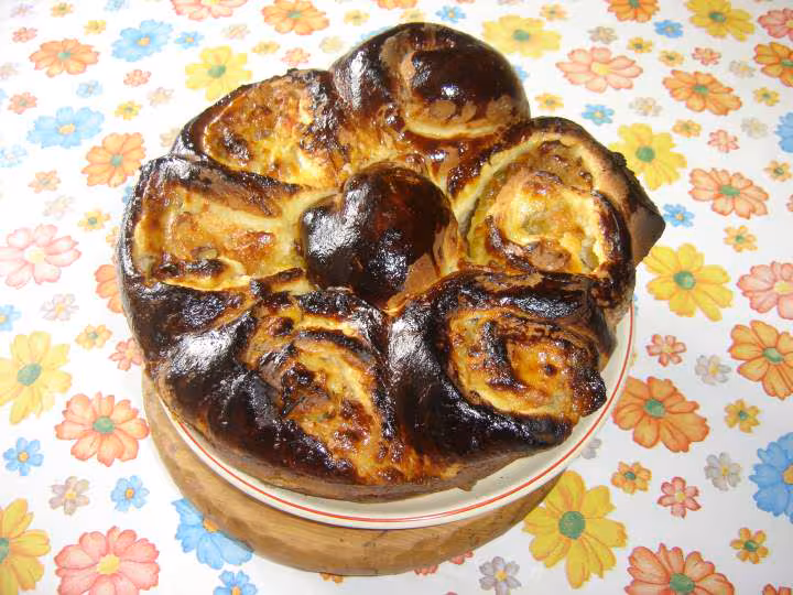 Chinois a la creme patissiere et fruits confits