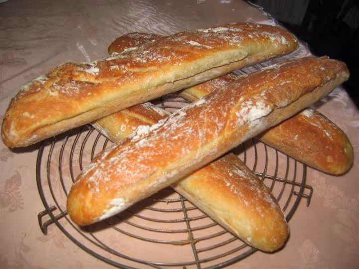 Baguettes sans petrissage