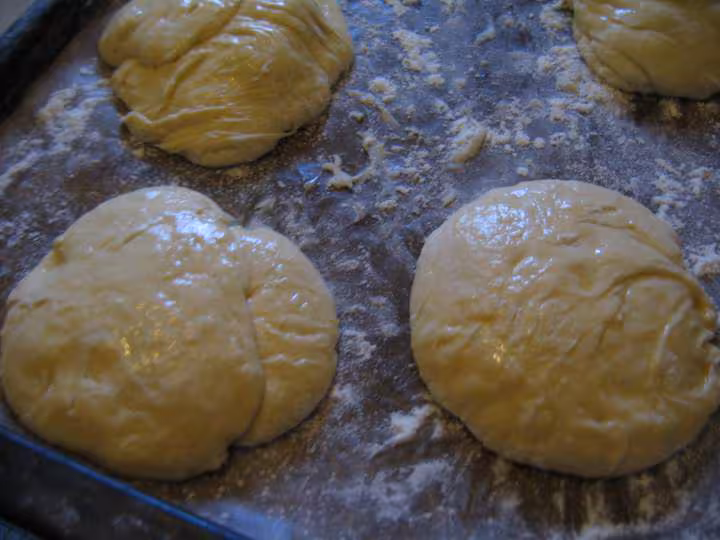 Pains au lait sans petrissage