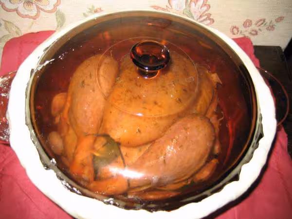 Poulet aux 40 gousses d ail