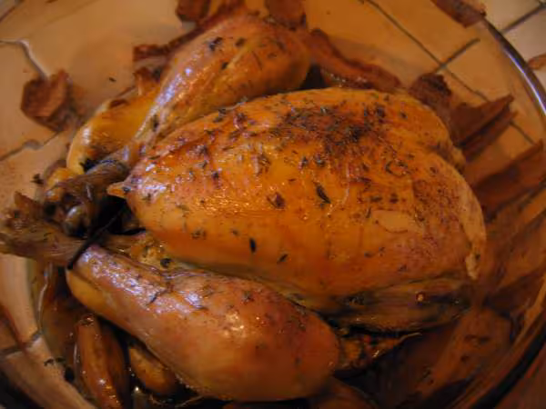 Poulet aux 40 gousses d ail