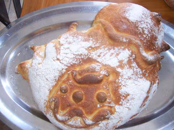 Pain poule de paques