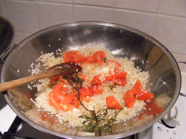 Ajout de tomates