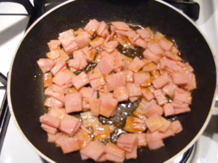 Jambon blanc frit