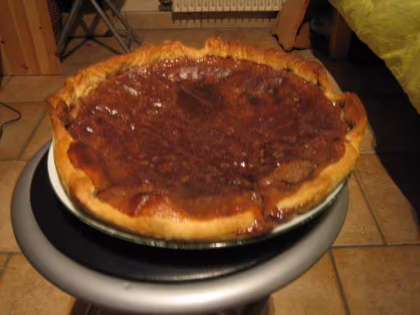 Tarte choco avant