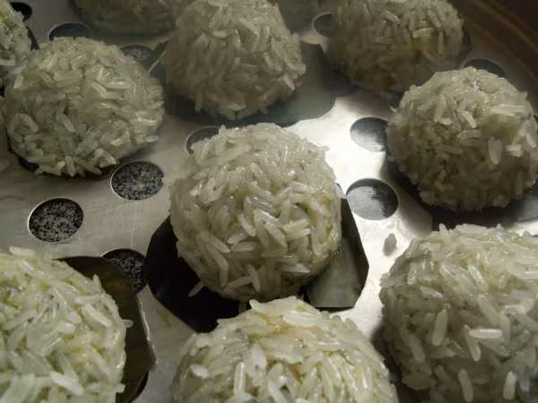 Banh khuc boules cuites