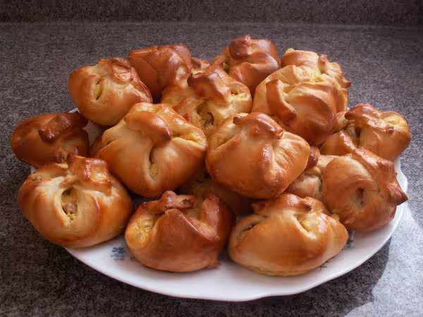 Briochettes au fromage blanc apres cuisson