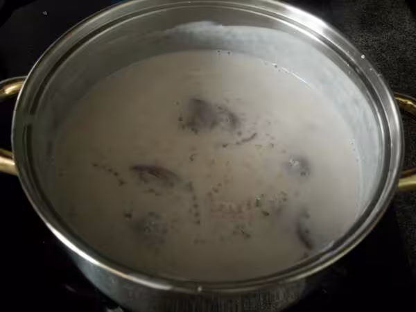 Che chuoi fin de cuisson avec verlicelels et perles tapioca