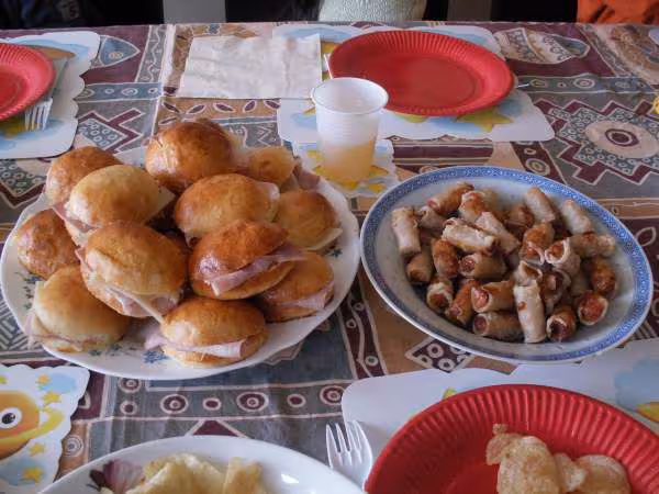 Dej d anni dethuy an navettes au jambon amp fromage et minis nem