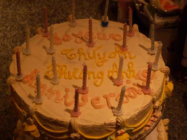 Dessus du gateau