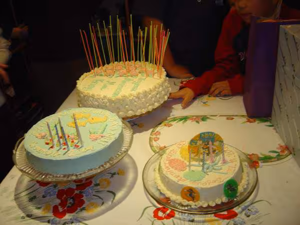 Fetes des 3 anniversaires novembre 2004