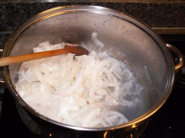 Noix de coco confite cuisson