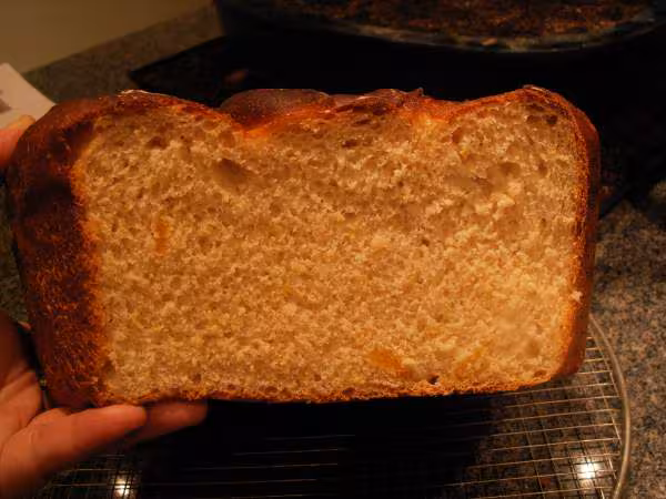 Pain aux abricots la mie