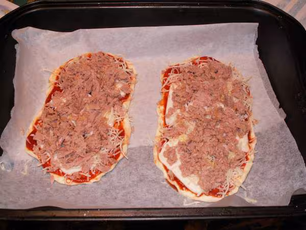 Petites pizzas au thon