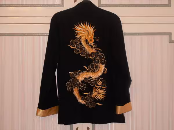 Veste chinoise derriere