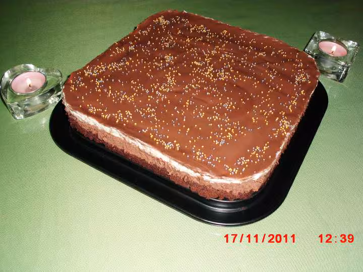 Gateau au 3 chocolat