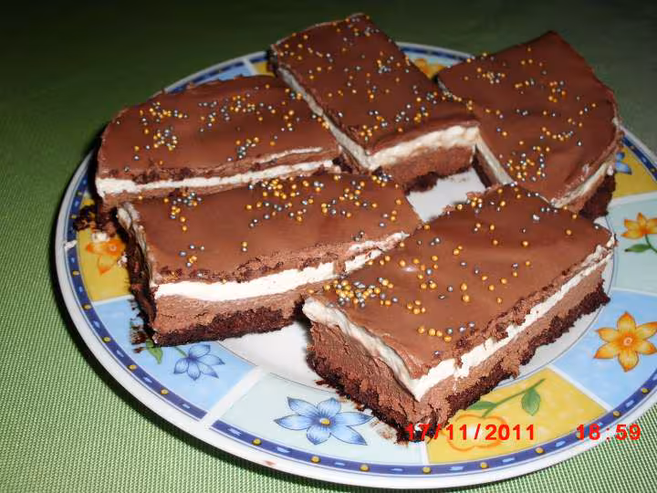 Gateau aux 3 chocolat