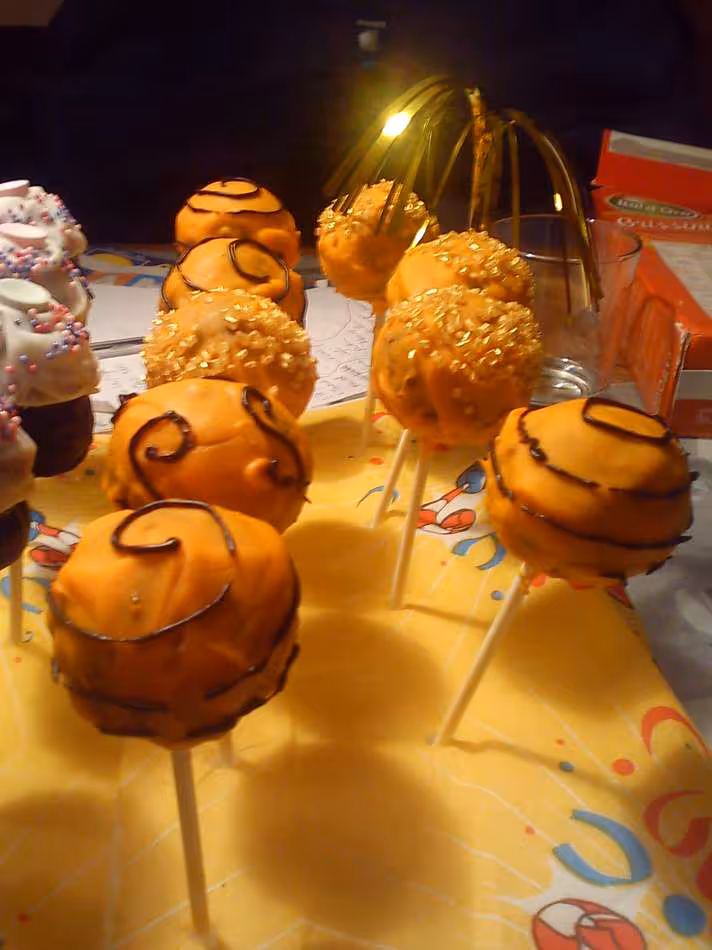 Cake pop anniversaire