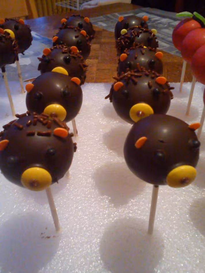 Cake pop nounours