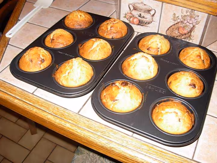 Muffins aux pepites de chocolat