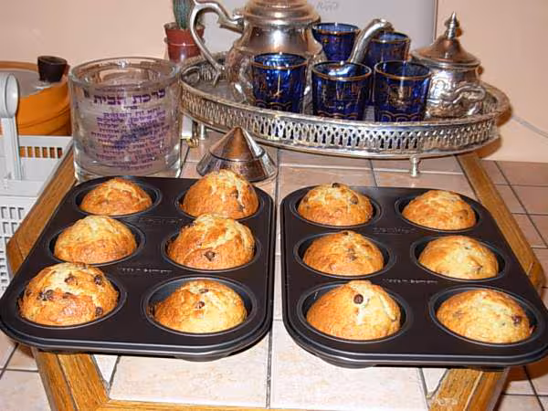 Muffins bananes pepites de chocolat