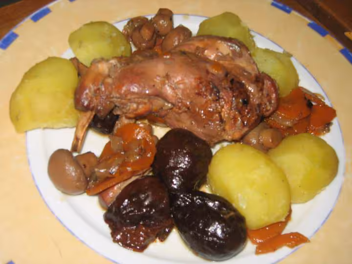 Lapin aux pruneaux 4pts