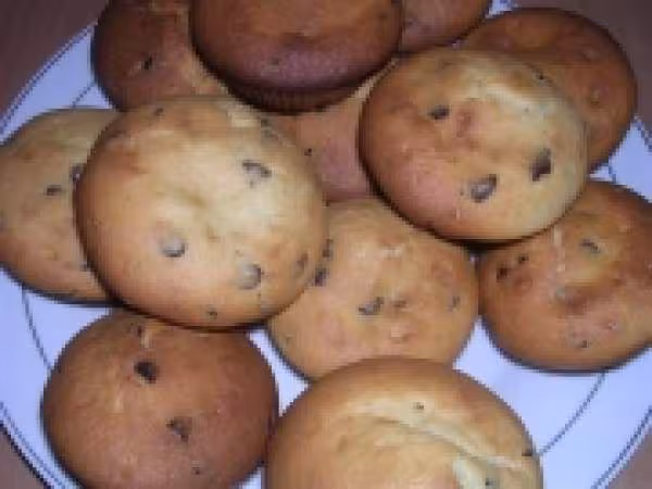 Muffins aux pepites de chocolat