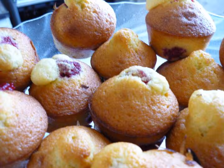 Petits gateaux a la framboise de plexweb