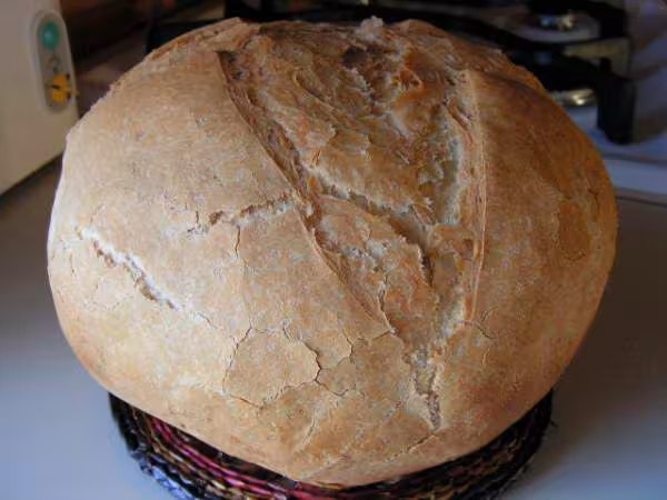 Boule de pain blanc