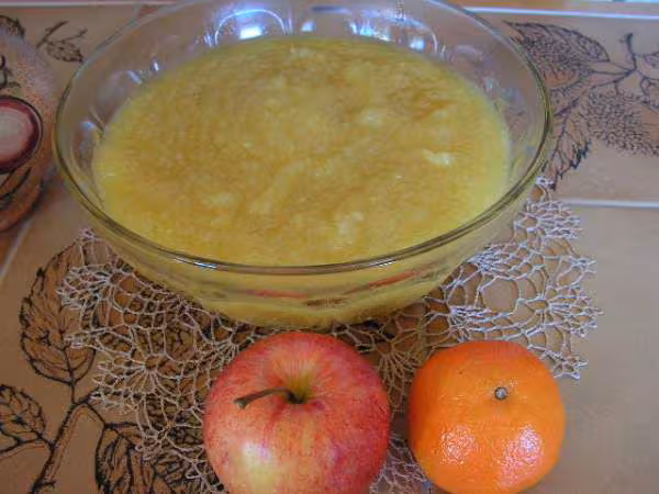 Compote pommes mandarines