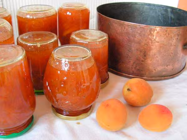 Confiture d abricots aux amandes
