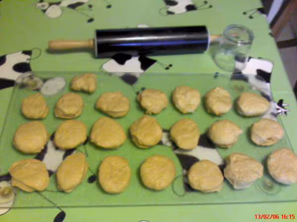 Mes beignets avant cuisson