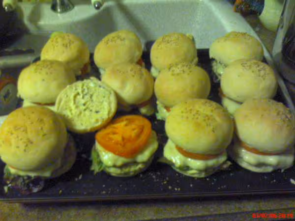 Pain hamburger graine de sesame en map quigg