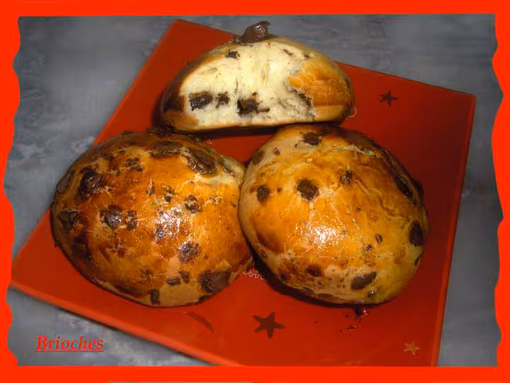 Brioches aux pepites de chocolat