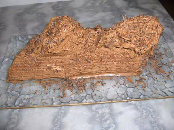 Buche noel chantilly nutella