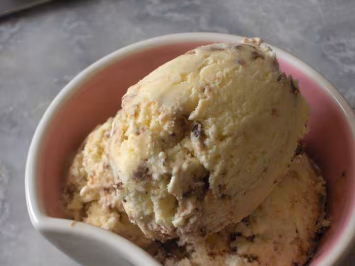 Glace facon bounty lait coco sauce choco