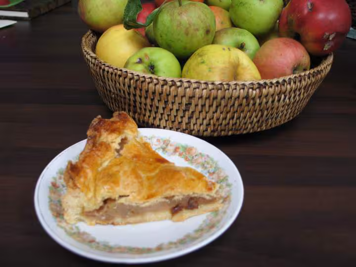 Apple pie une part
