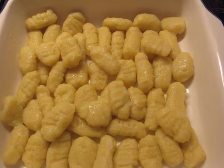 Gnocchis apres cuisson