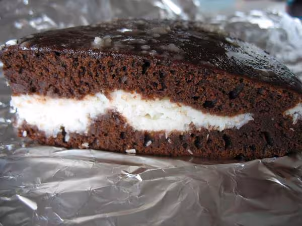 Gateau au chocolat fourre de creme de coco