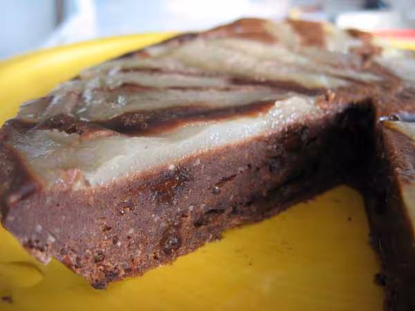 Gateau tatin poire chocolat
